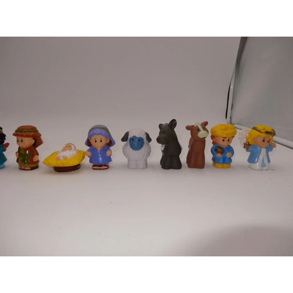 Fisher Price Nativity Set Little People Christmas Story Lights Sounds Works